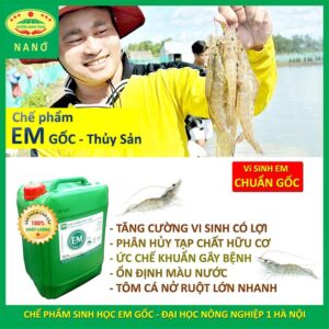 Chế phẩm EM gốc dùng cho Thủy Sản