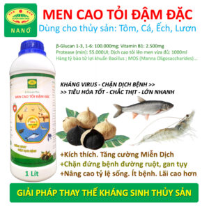 Dịch men cao tỏi đậm đặc dùng cho Thủy Sản